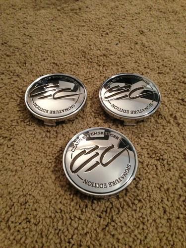 Set of three claus ettensberger wheel center caps