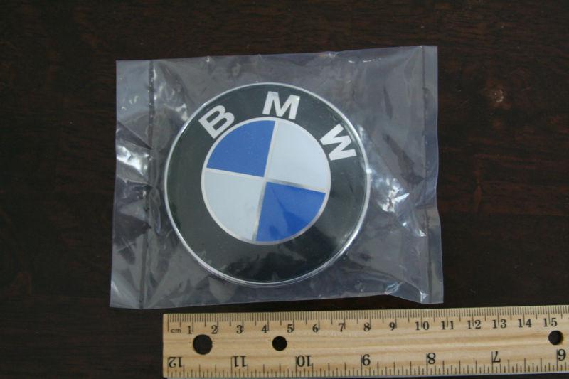 Front hood or rear trunk emblem badge 3d - 82mm bmw 1 3 5 7 series  usa seller