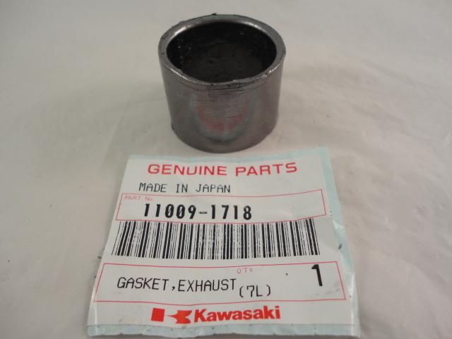 Nos kawasaki gasket exhaust pipe connector - muffler kz1000 police   11009-1718