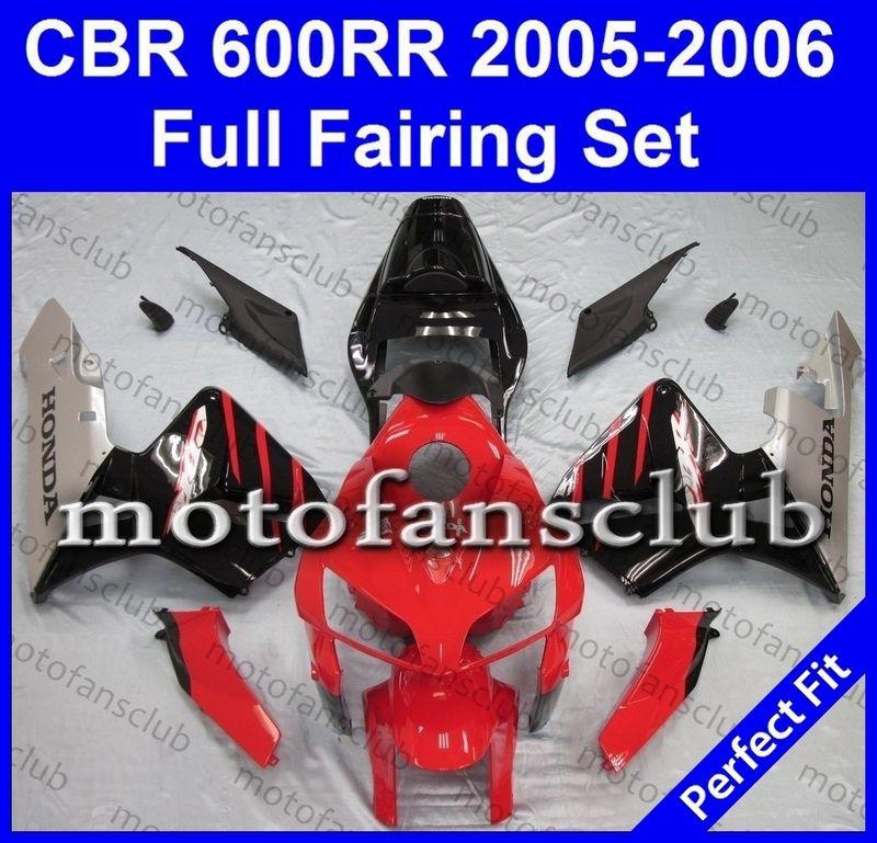 Fit honda cbr600rr 05 06 cbr 600 rr 2005 2006 fairing kit bodywork #04 b