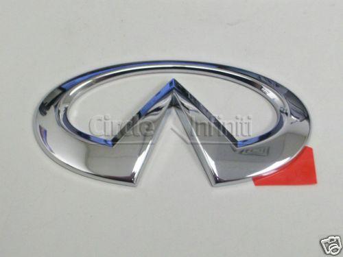 New oem infiniti g35 coupe rear emblem badge 2003-2007