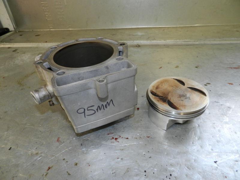 2001 ktm 400 mxc cylinder 95mm bore thumper piston big rfs 450 520 525 exc xc sx