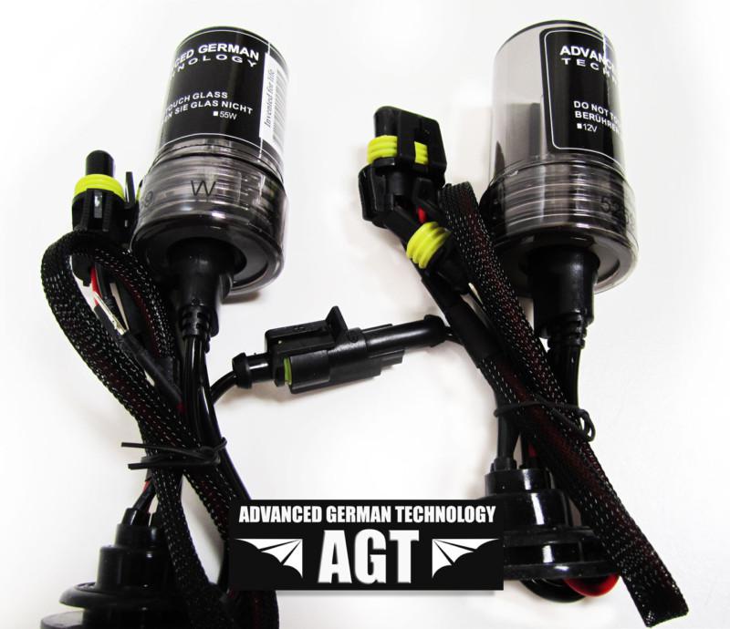 Agt™ 9007 6000k hid xenon replacement bulbs pair german quality