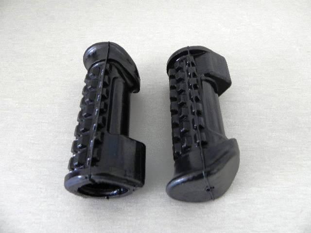 Honda cb450ko black bomber foot peg rubbers new