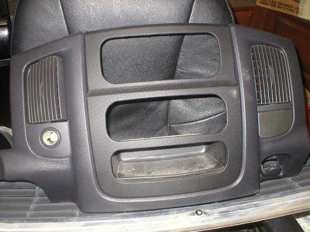 2003 03 dodge ram 1500 2500 3500 dash radio bezzle trim center  