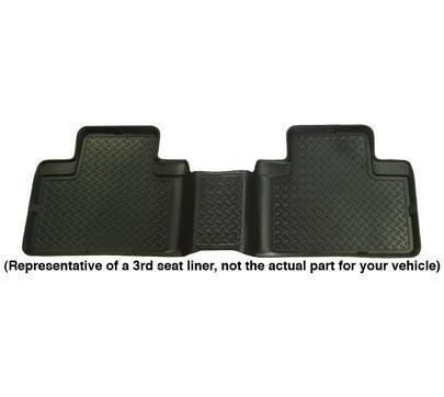 Husky 07-12 traverse enclave acadia black 3rd row seat floor mats 71031