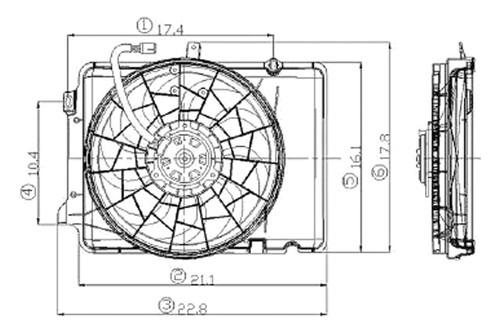 Replace fo3115114 - 1994 ford taurus radiator fan assembly car oe style part