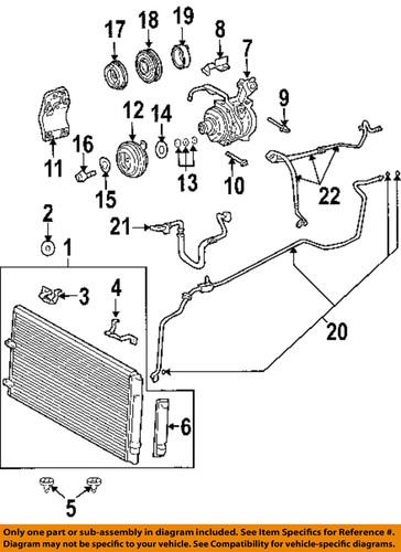 Toyota oem 8846006070 a/c condenser