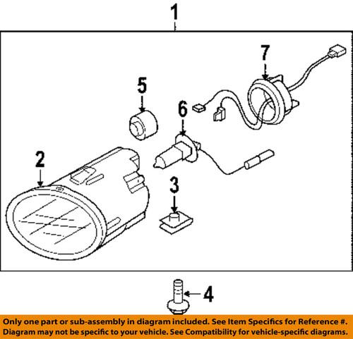 Subaru oem 84920ke030 fog lamp bulb