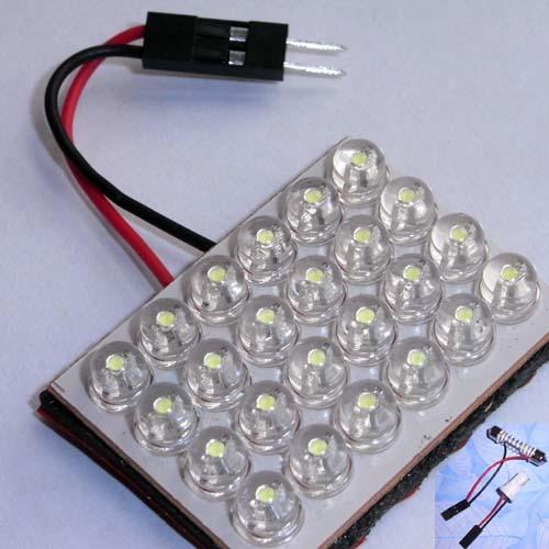 24 smd led panel light for festoon bayonet wedge lights