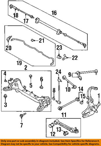 Mazda oem t00128170b suspension stabilizer bar link kit/sway bar link