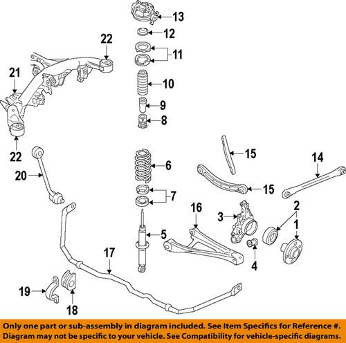 Volkswagen oem 7l0505465d suspension stabilizer bar link kit/sway bar link