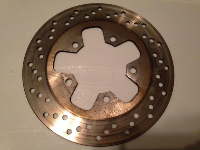 Suzuki gsxr 750 rear brake rotor 