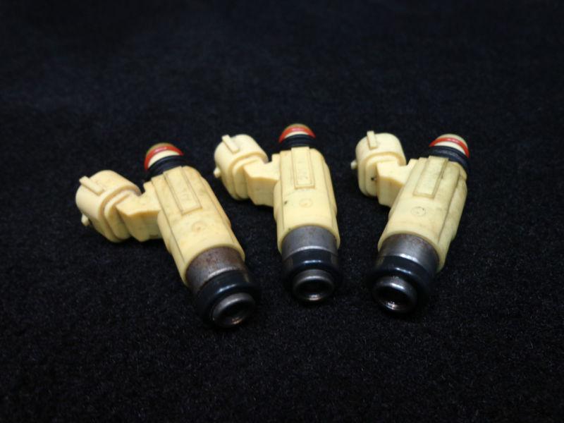 3 fuel injectors #888212 mercury mariner efi 2003-2006 225 hp~throttle part(482)