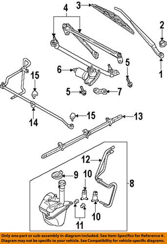 Mazda oem zzc176672 windshield washer pump