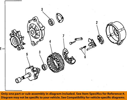 Nissan oem 231008j10br alternator