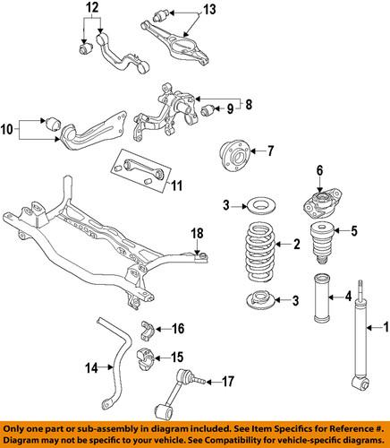 Volkswagen oem 1k0505436ae rear suspension-knuckle