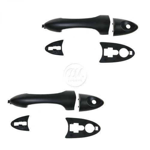 Front exterior outside door handle w/key hole pair set for focus tribute