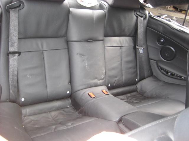 Bmw m6 e63 black leather oem rear seat complete coupe 