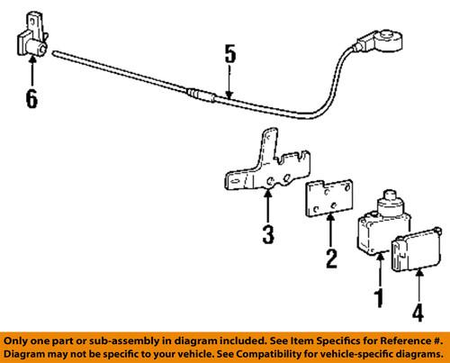 Ford oem yf1z9a825ca cruise control system-actuator cable