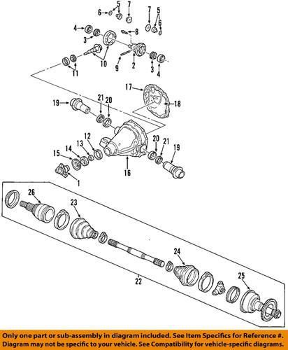 Ford oem f65z 4b413a1-a axle shaft bearing