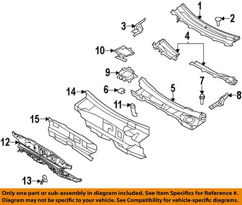 Ford oem w714040s300 cowl-cowl grille pin