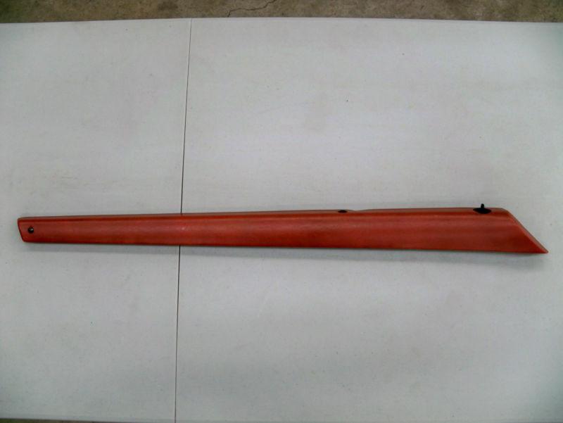 Porsche 911 930 driver left side door top trim garnish rail red 1974-1986