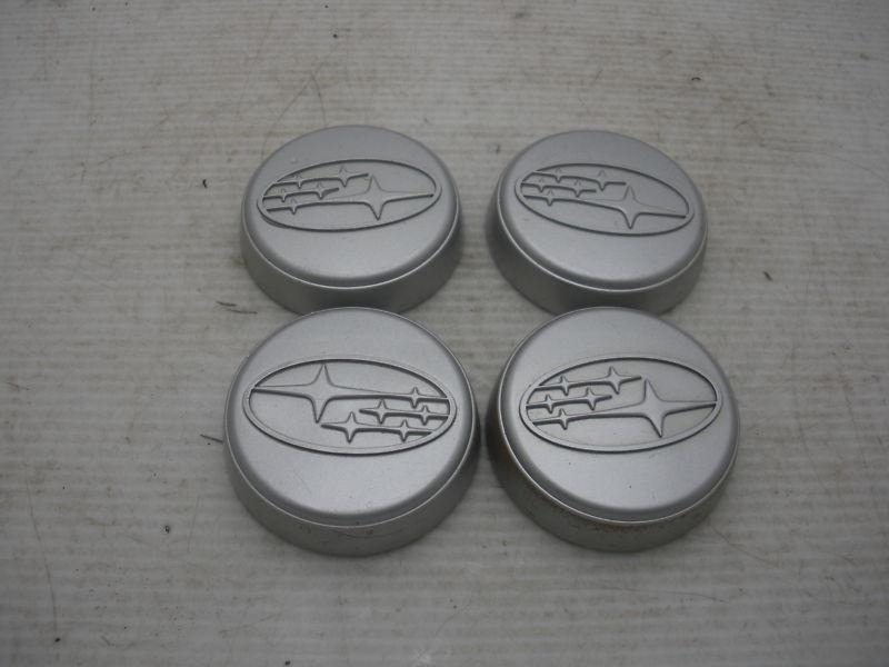 Set of 4 03 04 05 06 07 subaru forester legacy etc center caps hubcaps