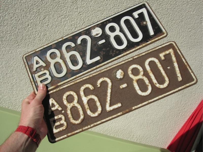 Ab plates mercedes 190 sl vw split oval porsche 356 beetle kÄfer bus samba kdf