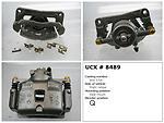 Undercar express 10-18489 front right rebuilt caliper with pad