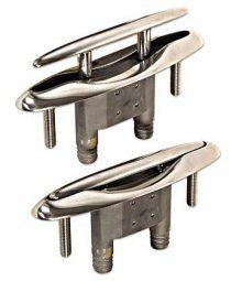 Whitecap push-up cleat stainless steel - 4.5" 6804cblue