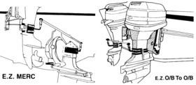 E z steer outboard to outboard long kit ez-60003