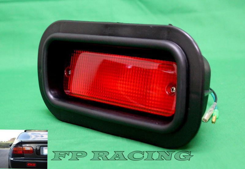 92-95 honda eg civic jdm style red rear bumper foglight kit ej eh (bumper light)