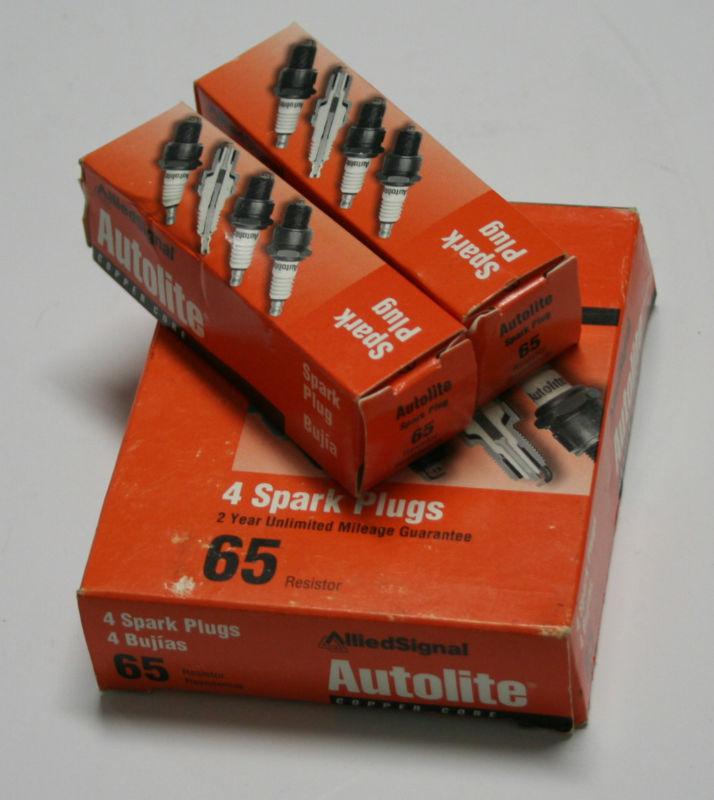 6 autolite "65" spark plugs