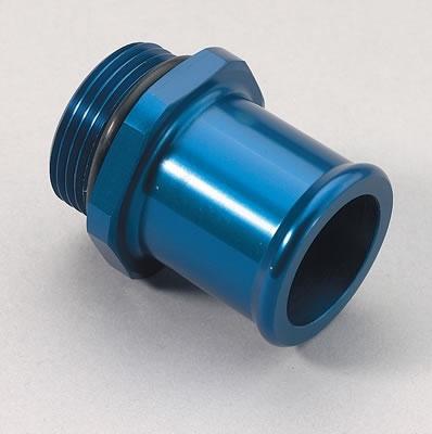 Meziere enterprises wp16125b blue aluminum an o-ring to smooth hose adapters -