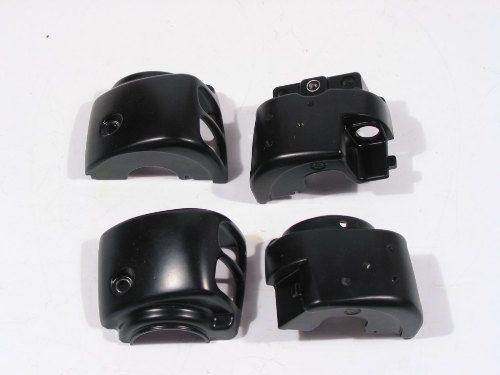 Harley davidson softail handlebar switch housings oem black stock