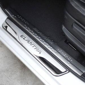 Stainless steel door sill scuff plate fit hyundai elantra 2012 2013