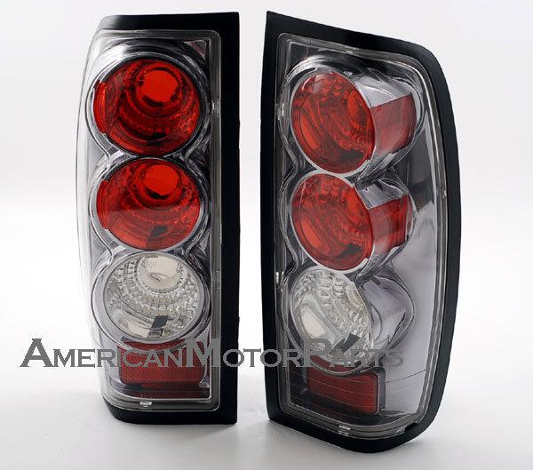 Depo pair euro gun metal style altezza tail lights 98-04 nissan frontier