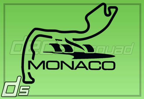 Monaco raceway 5" vinyl decal sticker window track autocross gran prix france