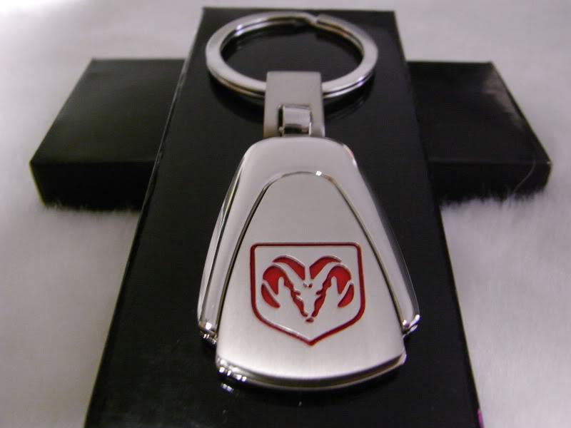 Dodge key chain ring fob avenger caliber challenger charger dart durango caravan