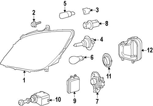 Mercedes-benz 0018264682 genuine oem factory original socket