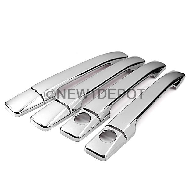 8 pcs triple chrome door handle cover for 1984-1995 mercedes w124 200e 220e hot