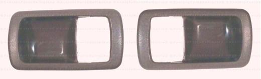 92  -  96  lh & rh  door handle bezel trim cover casing brown fits: toyota camry