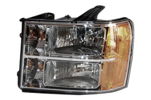 Tyc 20-6820-00 - 2007 gmc sierra 25799193 left replacement headlight assembly