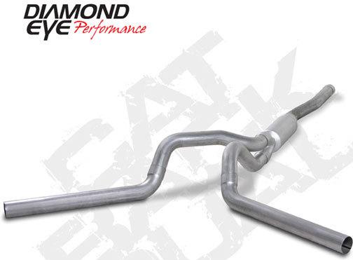 Diamond eye exhaust- 06-07 chevy 4" aluminized-cat back dual