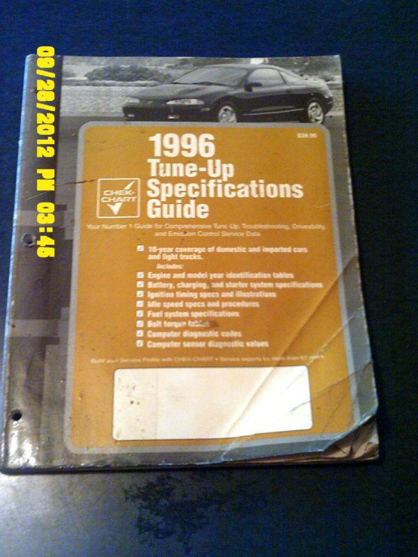 1996 tune-up specifications guide manual