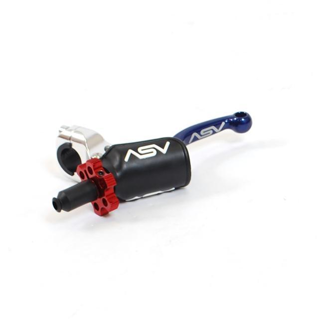 Asv f3 pro quick adjust clutch lever blue pit bike unbreakable