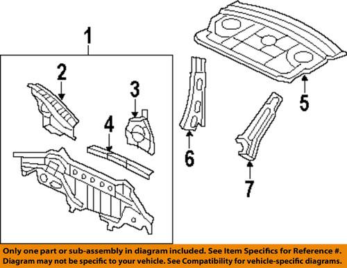 Honda oem 66114svaa00zz rear body-side panel