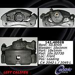 Centric parts 142.40027 front right rebuilt caliper with pad