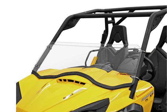 Can am commander half windshield from quadboss 